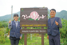 옥천복숭아의 신바람을 일으킨 젊은 리더