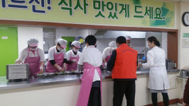 광정동 지역사회보장협의체, 27일 경로식당 봉사