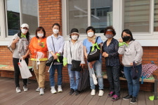 군포시늘푸른노인복지관, 지역주민과 함께 줍깅