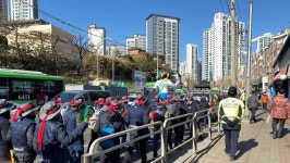 생존권 보장하라 경기북부 건설노조 행진