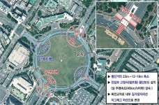 창원광장 주변도로 속도 하향 및 횡단보도 확대