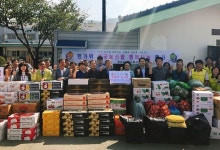 부산 사상구 엄궁 농산물 도매시장 추석맞이 행복나눔 농산물 전달