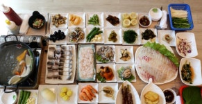 여수 맛집 사계절횟집 이색적인 하모샤브샤브와 싱싱한 활어회 인기