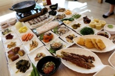 여수 맛집 사계절횟집 보양식 하모샤브샤브와 함께 갓 잡아 올린 활어회 제공