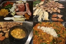 도안동 맛집 오가네왕돌구이, 특별 제작된 태이블과 불판으로 국내산 암퇘지의 최상의 맛을 이끌어 내
