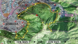 부산 사상구 승학산 치유의 숲길 조성 완료