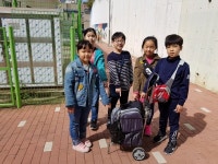 부산 신금초 학생, 독거노인 사랑의 도시락 배달