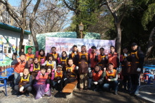 동의과학대 교직원봉사단, 17일 초읍동서 무료 급식 봉사활동