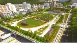 부산 수정터널 상부 공간 도시공원으로 재탄생