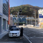 [시민안전제보 앱] 119안전센터 앞에 불법주차 돼있어요