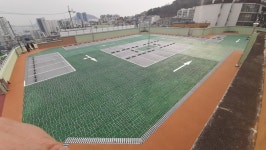 수정산 공영주차장 조성 완료