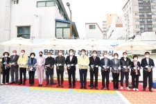 용호동 골목시장 24면 공영주차장 들어서