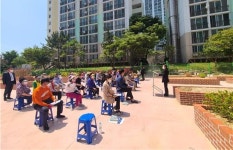 부산도시공사, 임대주택 조경공간 시설개선사업 1단계 조성 완료