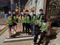 동아대 학생들, 영도 골목 안전 위한 태양광 LED 설치 활동