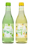 무학, 과일탄산주 좋은데이 톡시리즈 사과·파인애플 출시