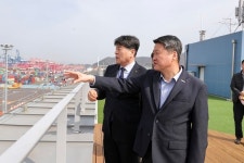 김학도 중진공 이사장, 해운항만·물류 전문기업 방문