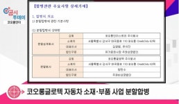 [공시투데이] 코오롱인더-코오롱글로텍, 자동차 소재·부품 사업 분할합병