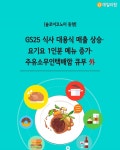 [솔로이코노미 동향] GS25 식사 대용식 매출 상승·요기요 1인분 메뉴 증가·주유소무인택배함 큐부外