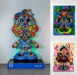 2022 어반 브레이크 아트페어에서 베리킴 작가 베리캣 시리즈 작품으로 참여