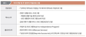 보호종료 전부터 '홀로서기' 준비..美 자립준비청년 지원 살펴보니