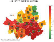 [데이터POP] 서울 원룸, 혼자 살려면 월 185만원 소득 필요…강남구, 주거비 가장 부담 높은 지역