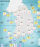 일본 지진 등 [기상특보]기상청 내일날씨 및 주간날씨 예보..서울, 부산, 대구 등 전국 미세먼지 '보통~좋음'