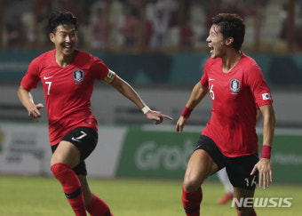 [한국 이란 하이라이트] 2018 아시안게임 축구 8강..황의조, 이승우 골..태풍 솔릭 근심도 잊게 만든 경기!..조현우 부상!