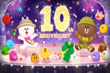 라인스튜디오 `라인 버블 2`,  10주년 기념 `두근두근 감사제` 개최