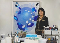 [인터뷰]서양화가 서경자...현대인에게 휴식의 풍경 선사하고 싶다