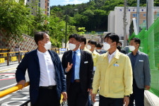 변광용 거제시장 특별한 인연 용소초 현장점검