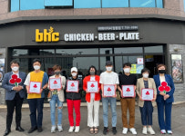 bhc치킨 제주 연동점·이도점·탑동점 착한 가게 단체 가입…나눔 실천 앞장