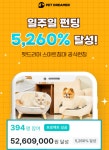 5260% 펀딩 달성한 주연테크 펫드리머, 앵콜펀딩예고