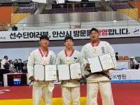 양평군청 유도선수단, 2022 안산실업유도선수권대회 메달 휩쓸어