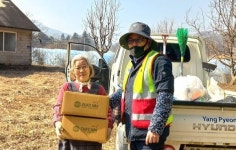 주은농장, 강상면 경로당에 채소 기탁