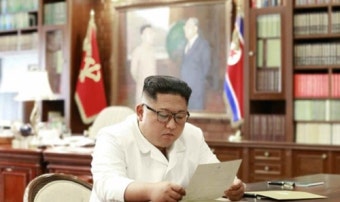 北김정은, 트럼프 친서에 