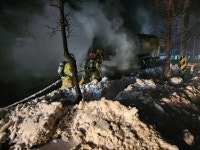 평창 LPG 충전소 폭발·화재 사고…5명 중경상