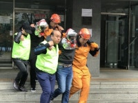 SG생활안전, 동작구청 주관 2017 재난 대응 안전한국훈련 에 화재 대피 마스크 지원