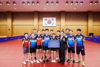 [뉴스워커_신한금융그룹] 대한민국 배구•탁구 국가대표팀 격려금 전달
