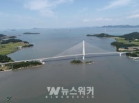 신안 안좌~자라 간 자라대교.. 28일 준공