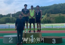 광양시청 육상팀, 전국대회서 금메달 1개, 은메달 1개 획득