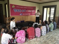 신안군, 찾아가는 경로당 치매예방교실 호응