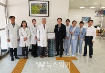 송환기 용산전력 회장, 광주시립제2요양병원에...사랑의 쌀 기증