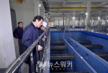 이용섭 시장, 용연정수장과 임동 서림마을 행복주택 건설현장 방문