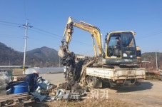 곡성군 오산면, 환경정화활동 추진해 영농폐기물 15톤 수거