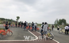 광주환경공단, 공유자전거 대여... 시민 호응
