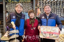 한빛원전, 노사합동 전통시장 장보기 행사 시행