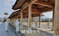 화순군, 어린이공원 코로나19 방역 시행