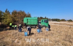 무안군 망운면, 조금나루 일원 대청소 실시