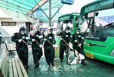 담양 6753부대 제2대대, 관내 다중이용시설 방역소독 지원