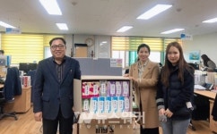 여수시 사회적기업 송광행복타운, 여수시에 마스크 후원